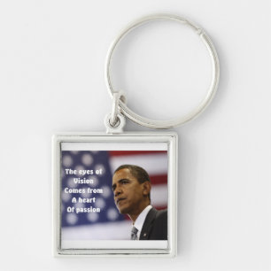 Chaveiro Barack Obama coração da paixão