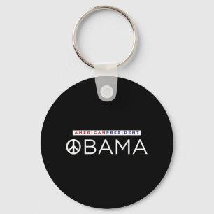 Chaveiro Barack Obama Presidente Americano Sinal de Paz