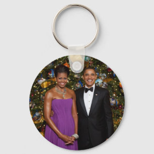 Chaveiro Barack Obama Presidente dos EUA Casa Branca Natal