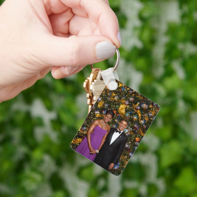 Chaveiro Barack Obama Presidente dos EUA Casa Branca Natal (Mão)