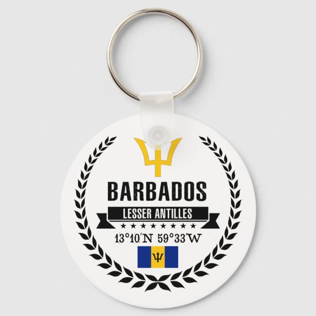 Chaveiro Barbados (Frente)