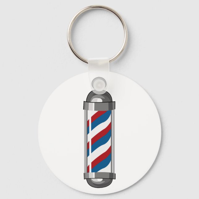 Chaveiro Barber Pole (Frente)