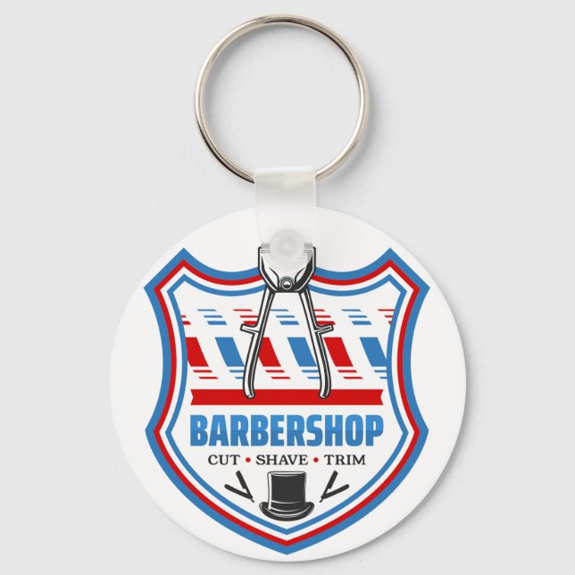 Chaveiro Barbershop Barber (Frente)