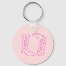 Chaveiro Barbie Rosa Boots Cowgirl Bachelorette