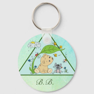 Chaveiro Bärchen na chuva personalizante