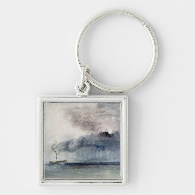 Chaveiro Barco a vapor de Joseph Mallord William Turner | (Frente)