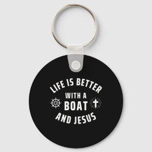 Chaveiro Barco E Jesus De Barco Religioso Capitão Marinheir