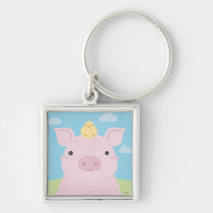 Chaveiro Barn Buddies - Piglet e Pintinho
