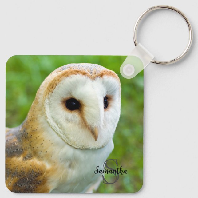 Chaveiro Barn Owl Keyring (Verso)