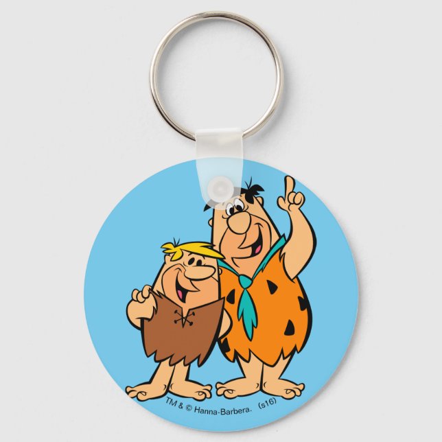 Chaveiro Barney Rubble and Fred Flintstone (Frente)