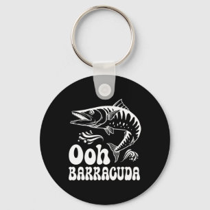 Chaveiro Barracuda Engraçado Ohh Pescaria Para Amantes de M