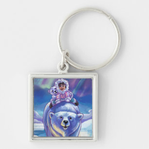 Chaveiro Barramento de Urso Polar