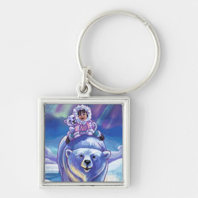 Chaveiro Barramento do Urso Polar (Frente)