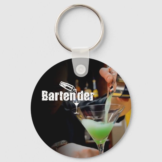 Chaveiro Bartender Business Card (Frente)