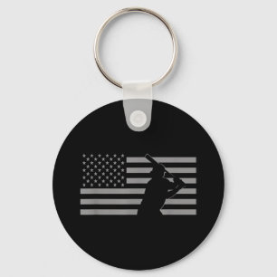 Chaveiro Baseball Americano Flag Baseball