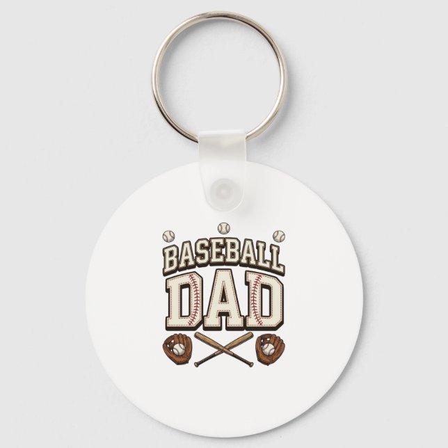 Chaveiro Baseball Antigo Dia dos Pais (Frente)