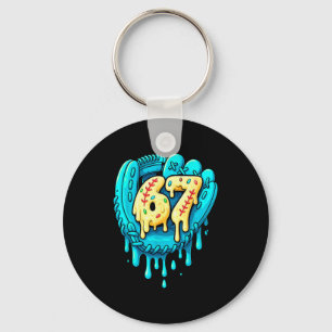 Chaveiro Baseball Drip 6 7 Número 67 Seis Sete Meme Masculi
