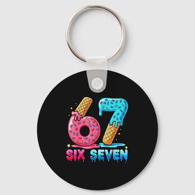 Chaveiro Baseball Drip Number 67 Player Or 67th Birthday  (Frente)