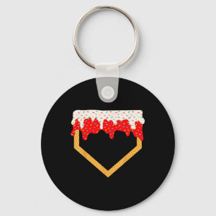Chaveiro Baseball Driys Home Plate Sorvete Sprinkles