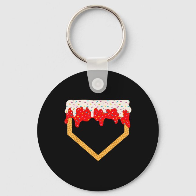 Chaveiro Baseball Driys Home Plate Sorvete Sprinkles (Frente)