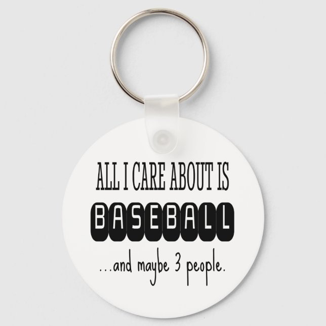 Chaveiro Baseball Funny Sarcastic Trendy (Frente)