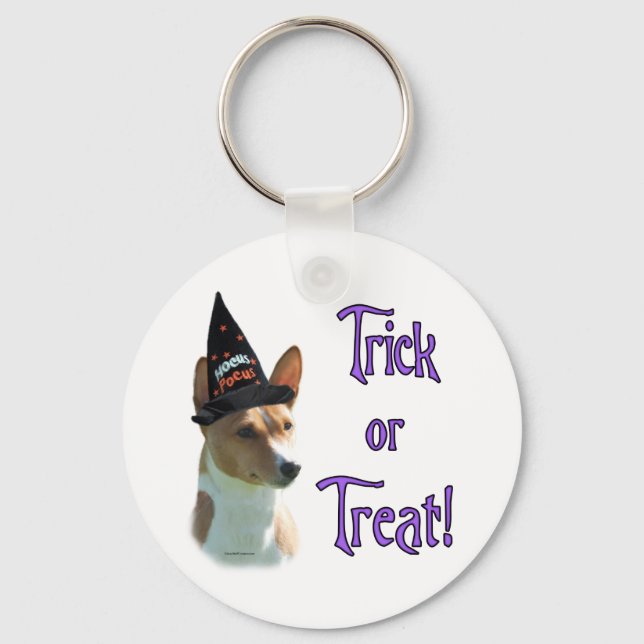 Chaveiro Basenji Trick (Frente)