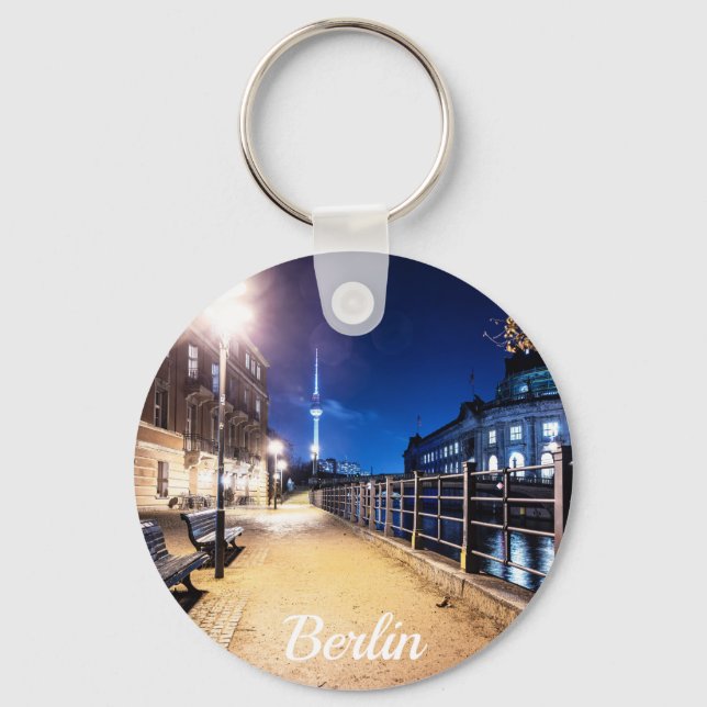 Chaveiro Bases perto do rio Spree, em Berlim, Alemanha (Frente)