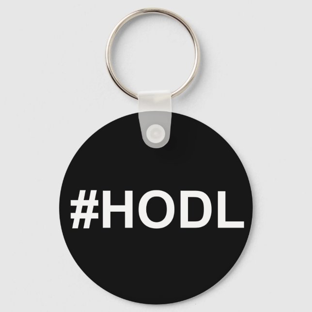chaveiro básico #HODL (Frente)