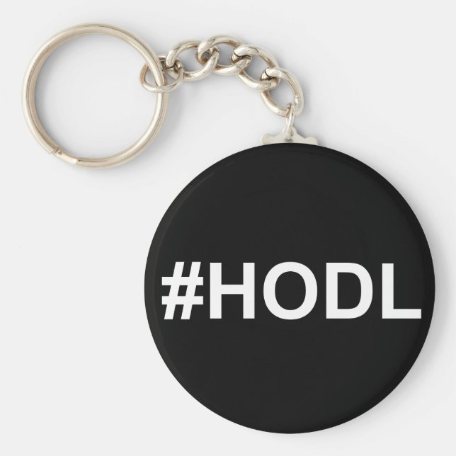 chaveiro básico #HODL (Frente)