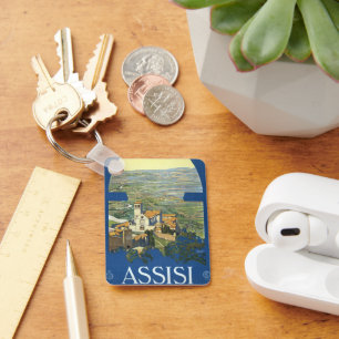 Chaveiro Basílica de Assisi Italia Francesco das viagens