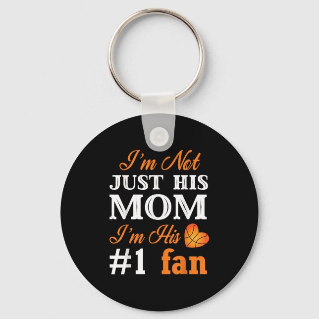 Chaveiro Basketball Fan Mom Quote Shirt Mothers Day Gift Fo (Frente)