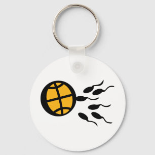 Chaveiro basketball sperm icon