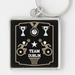 Chaveiro Basquete adaptável desativado