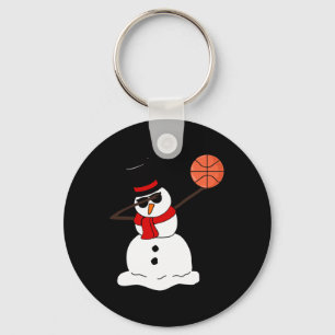 Chaveiro Basquete Dabbing Snowman Light Christmas Basketb
