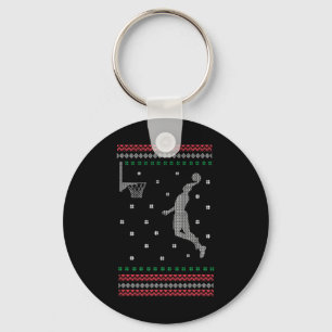 Chaveiro Basquete Dunking Christmas Legal Sport Ugly X mas