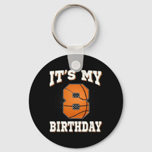 Chaveiro Basquete É o meu 8.º Aniversário, 8 anos Gi