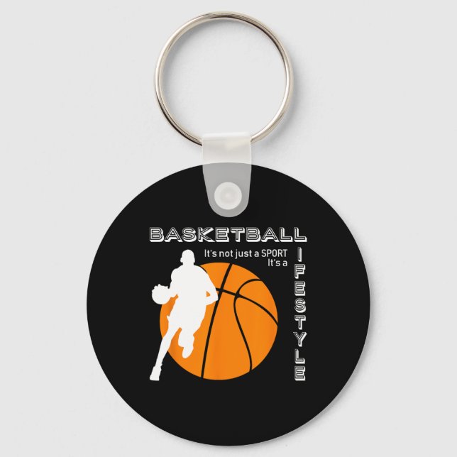 Chaveiro Basquete é um estilo de vida - Basquete (Frente)