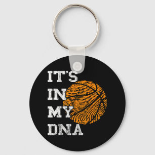 Chaveiro Basquete Está no meu DNA Fingerprint Jogando Bask