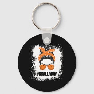 Chaveiro Basquete Mãe Mensagem Arma Orgulhosa Mama Bball Ba