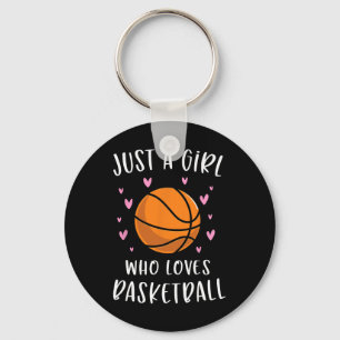 Chaveiro Basquete Para Meninas Apenas Uma Menina Que Ama Ba