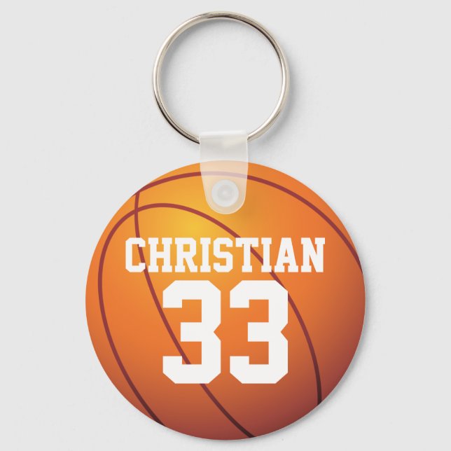Chaveiro Basquete Personalizado (Frente)