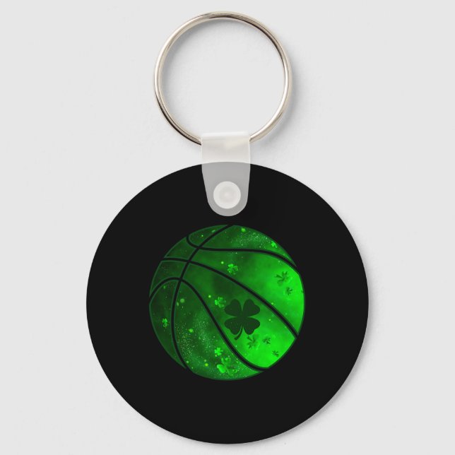 Chaveiro Basquete - Shamrock Irish Lucky Clover Rua Patrick (Frente)