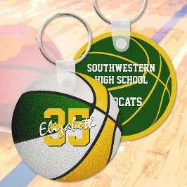 Chaveiro basquetebol de nome de jogador personalizado de ou