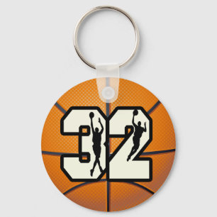Chaveiro Basquetebol do número 32