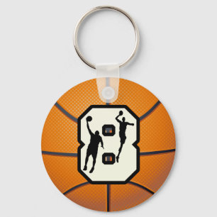 Chaveiro Basquetebol e jogadores do número 8