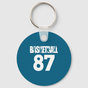Chaveiro Basquetebol Número 87 Meu Jogador de Basquete Favo