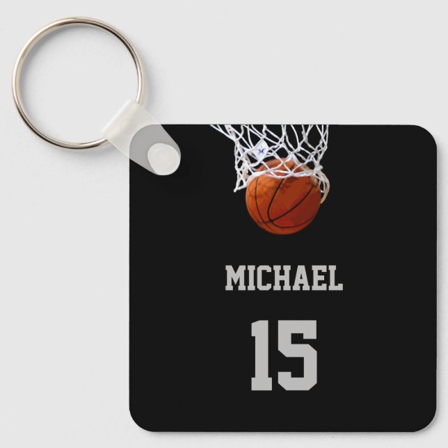 Chaveiro Basquetebol Seu Nome (Frente)