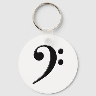 Chaveiro Bass Clef - F Clef Music Symbol