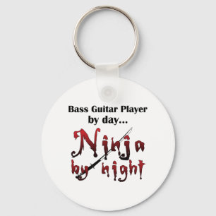 Chaveiro Bass Guitar Ninja