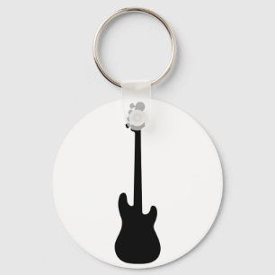 Chaveiro Bass Guitar Silhouette, instrumento musical